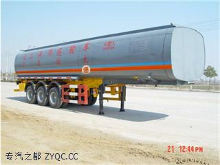 江淮扬天牌CXQ9403GHY型化工液体运输半挂车 产品技术参数